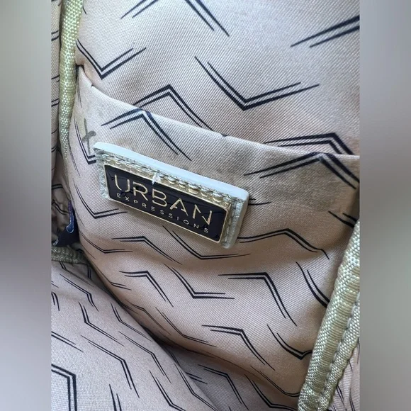 Urban Expressions | Textured Crossbody Sling Bag | Faux Leather | Adjustable - Picture 12 of 13